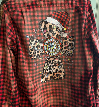 Vintage flannel tops