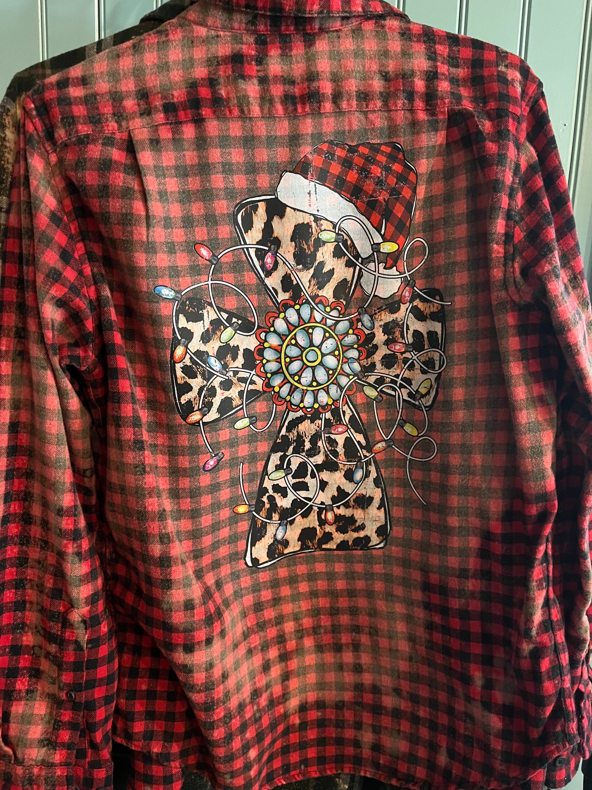 Vintage flannel tops