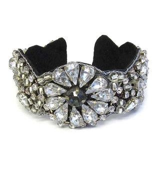 STONEY-RHINESTONE BANGLE BRACELET