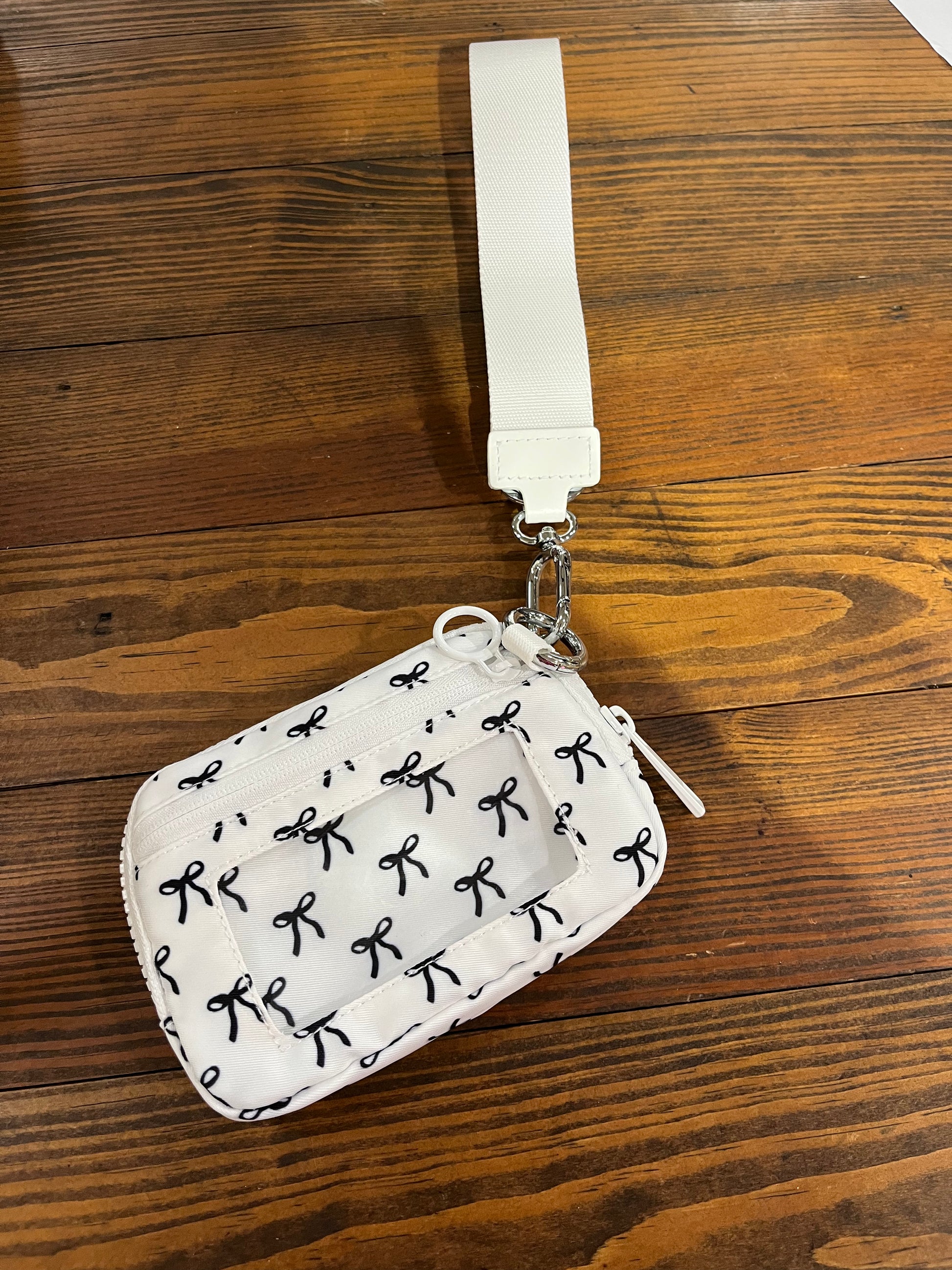 Marjorie Bow wristlet wallet