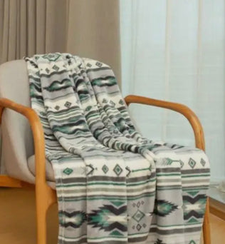 Coral fleece throw blanket