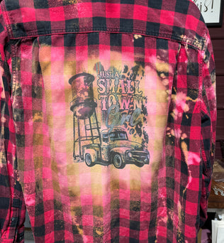 Vintage flannel tops