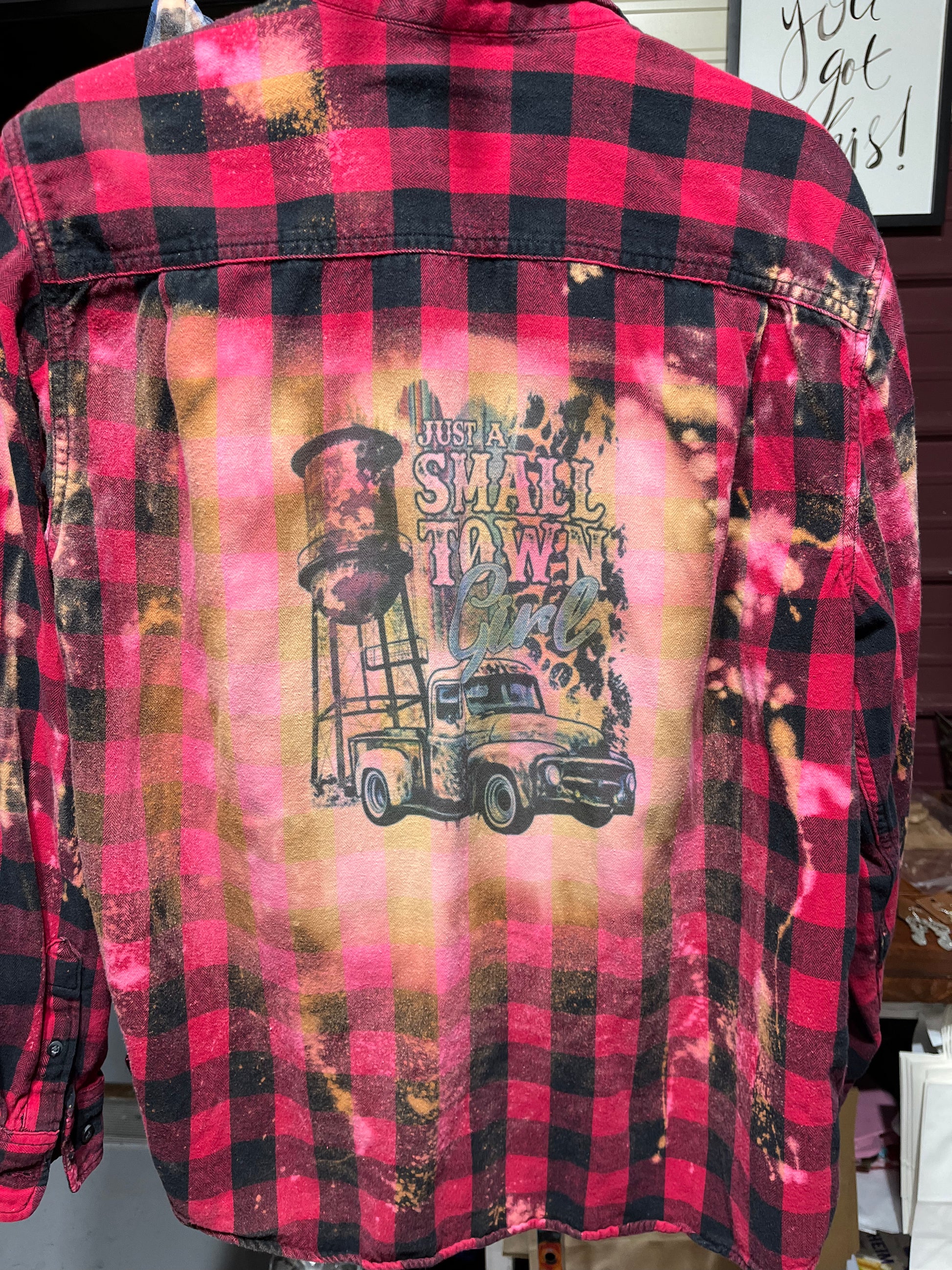 Vintage flannel tops