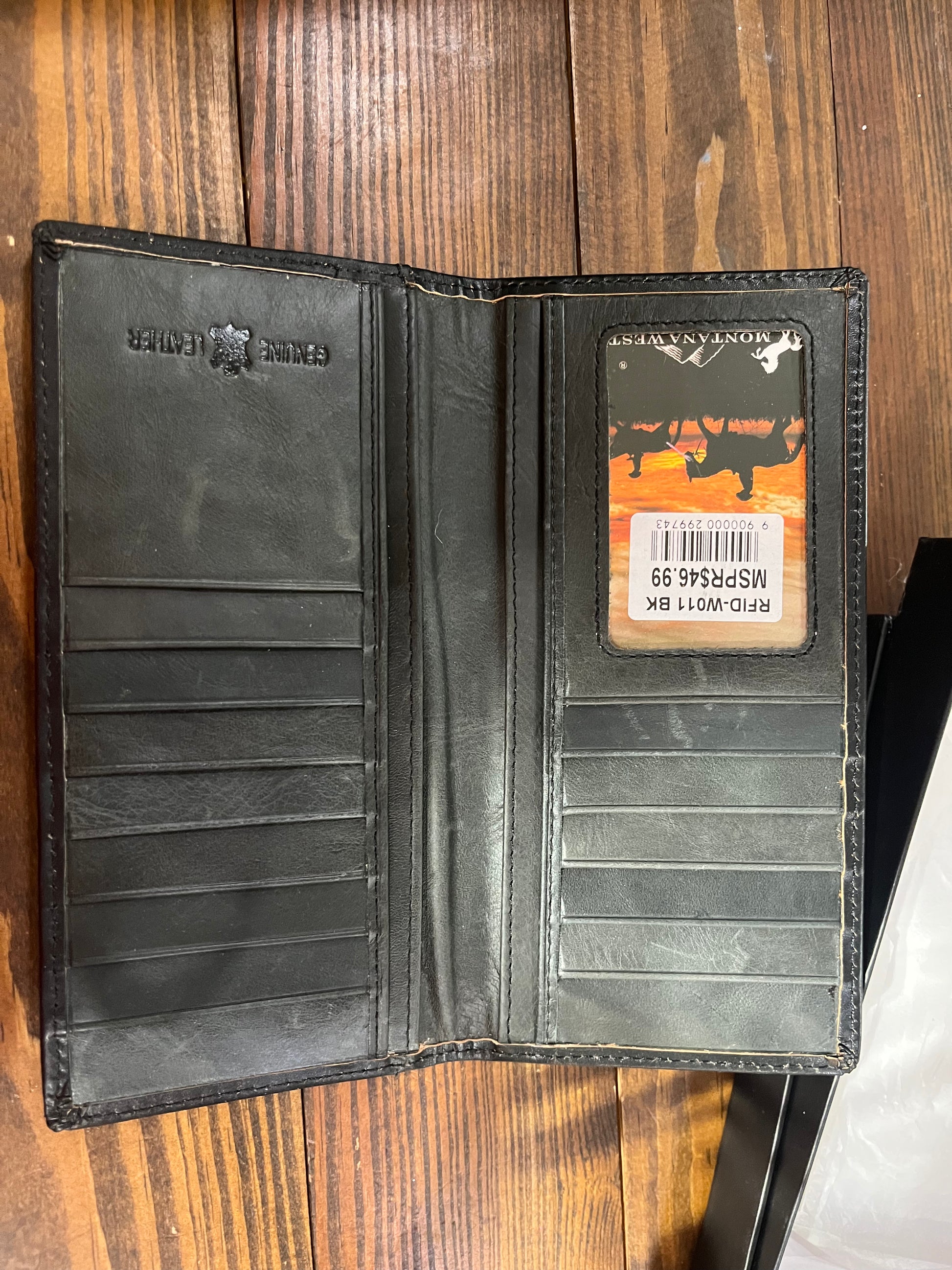 Texas checkbook wallet