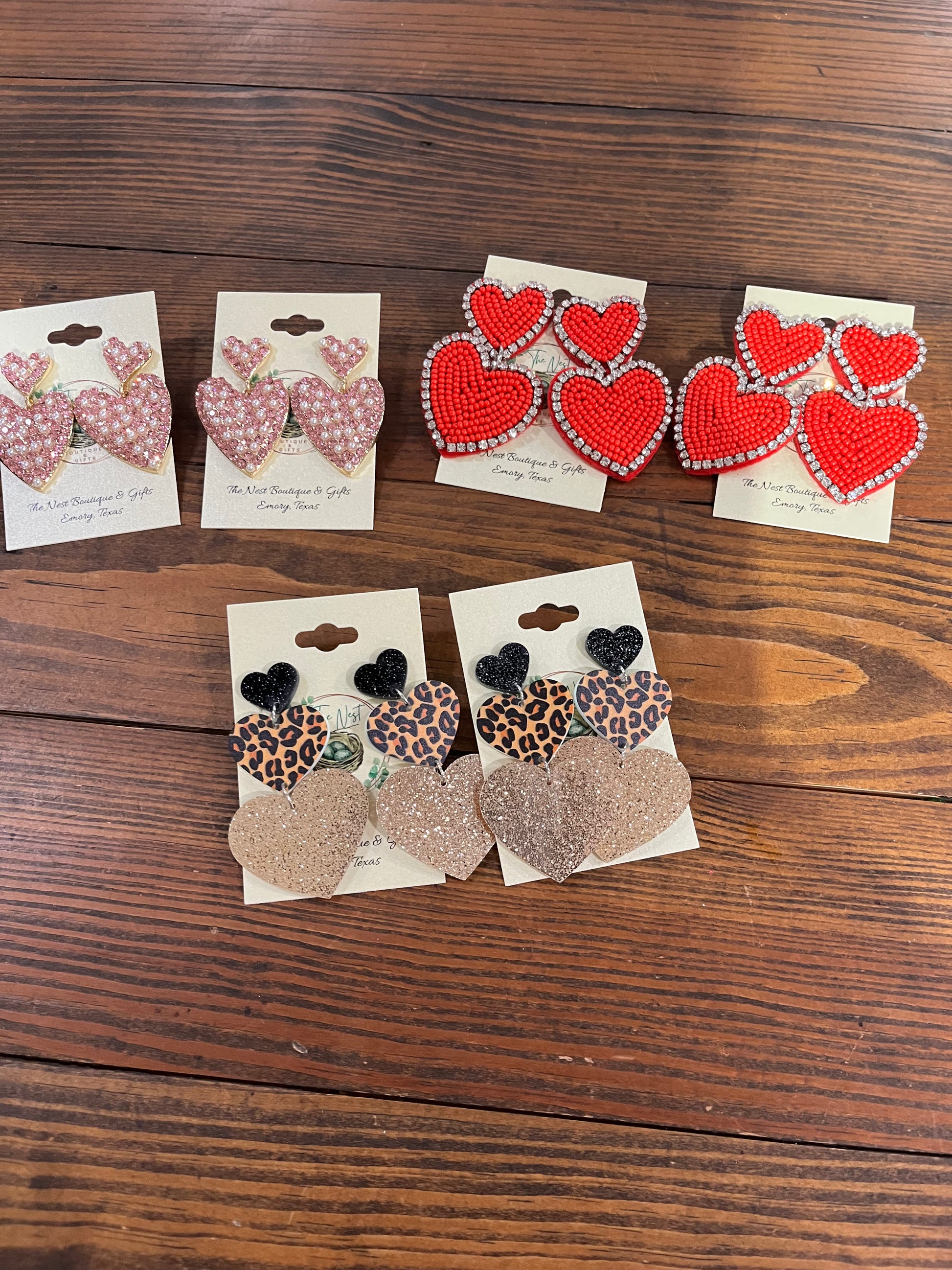 Galentines Heart earrings