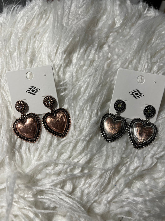Cowgirl rides away earrings