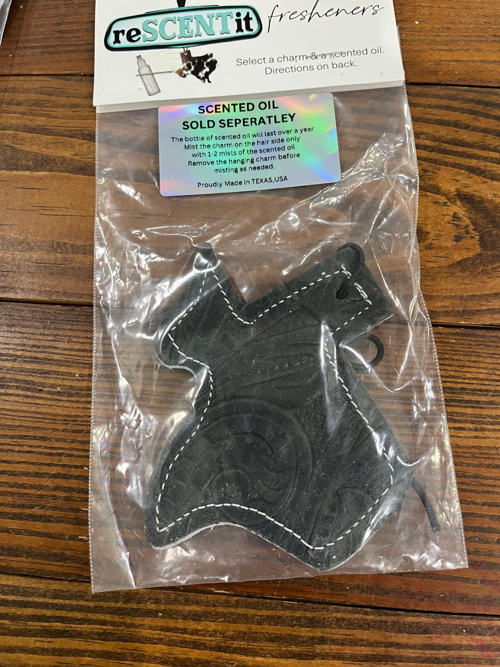 Leather Car Freshies Reusable