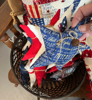 SC - fabric stars/set of 3