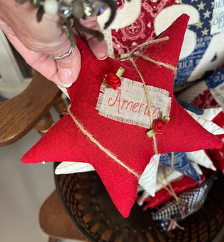 SC - fabric stars/set of 3