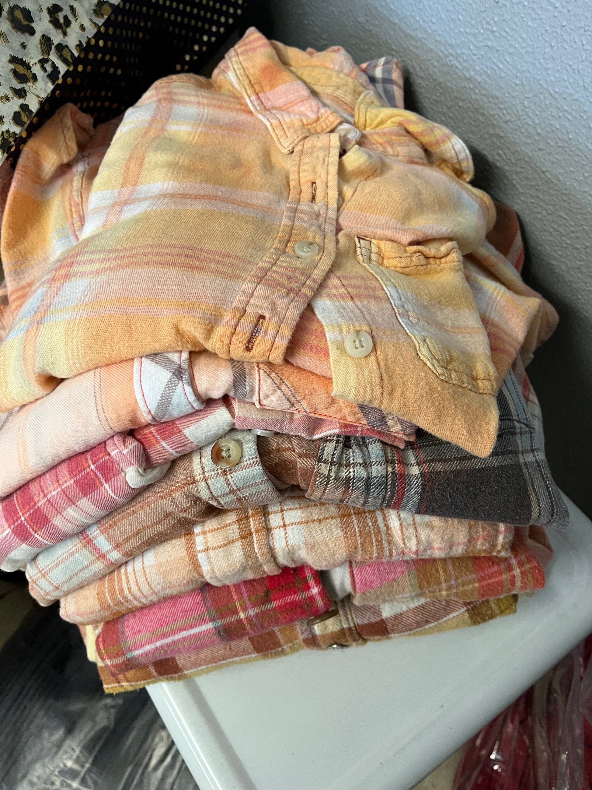 flannel shirts-distressed