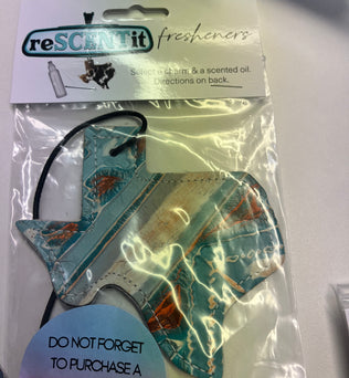 Leather Car Freshies Reusable