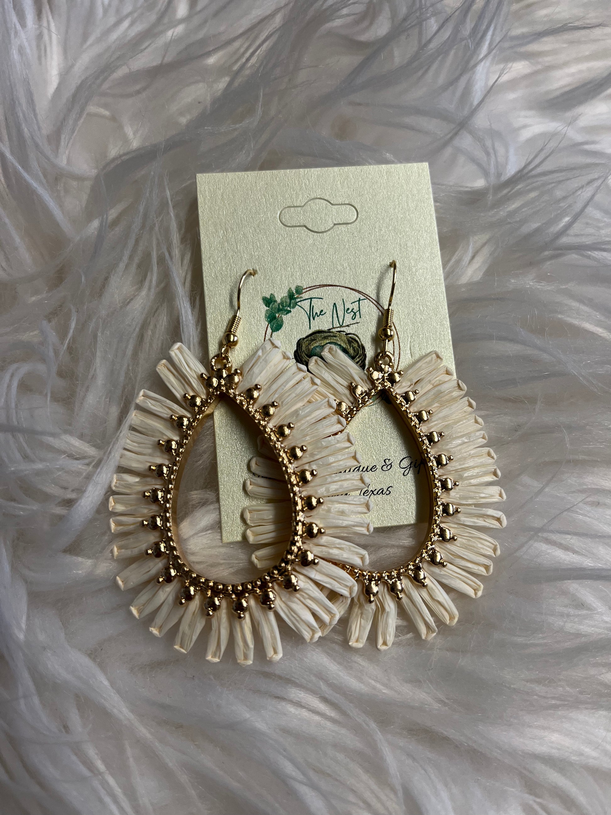 Raffia Earrings