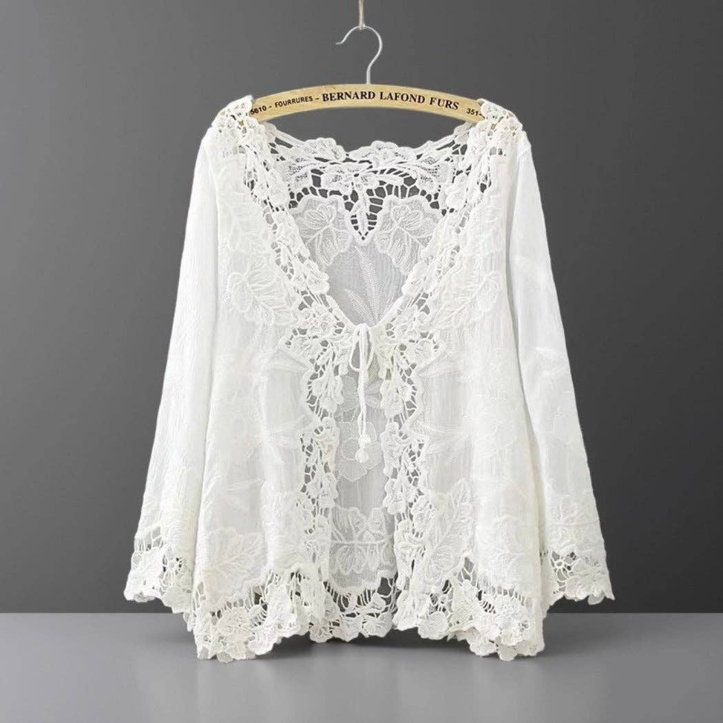 Beach Crochet Cover-Up – Boho Chic Swimwear Wrap