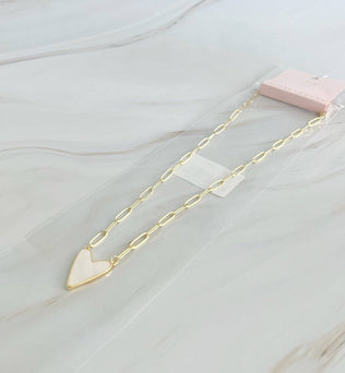 My Heart Link Chain Necklace
