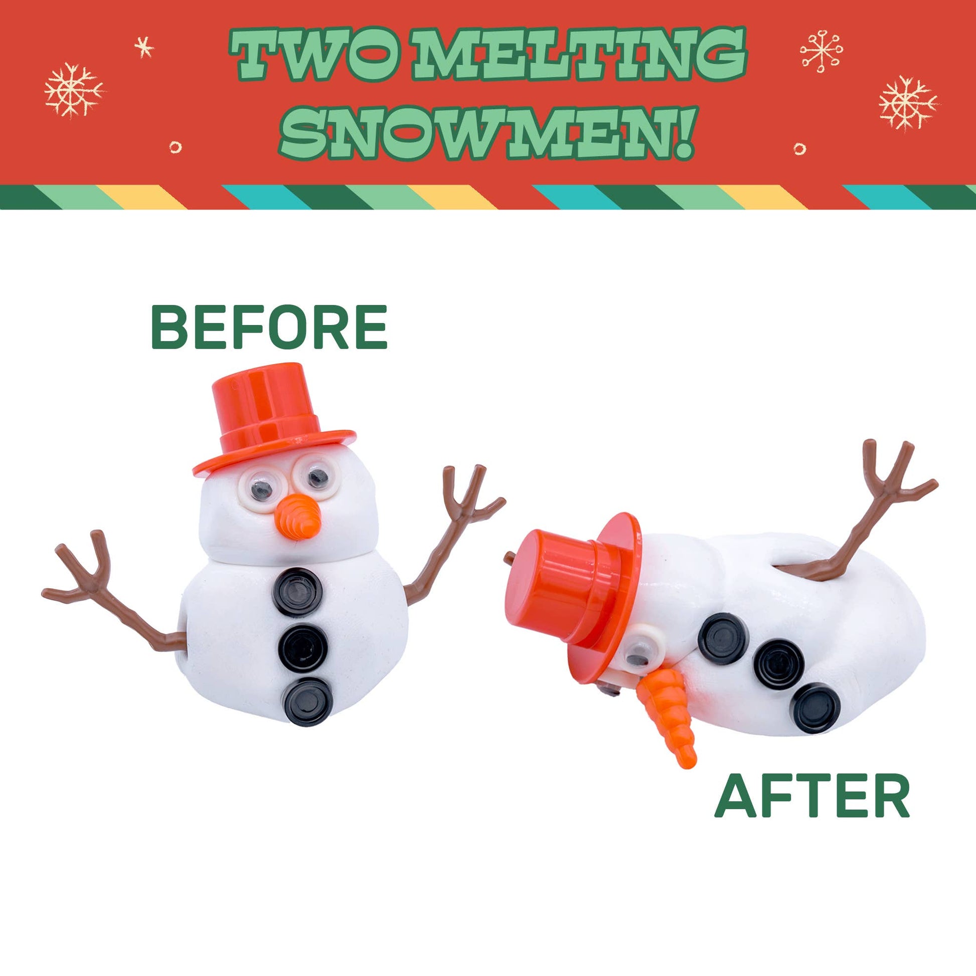 Melting Snowman Putty/Slime Kit