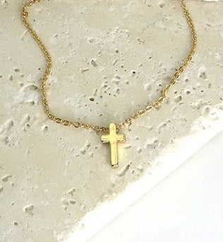 MINI CROSS NECKLACE
