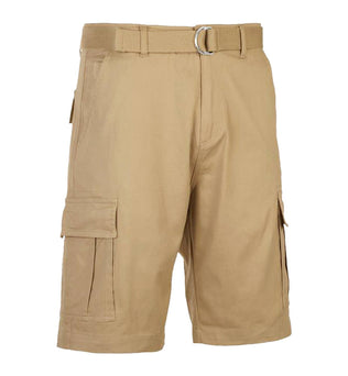 Jack - Men's Cotton Flex Stretch Cargo Shorts With Belt