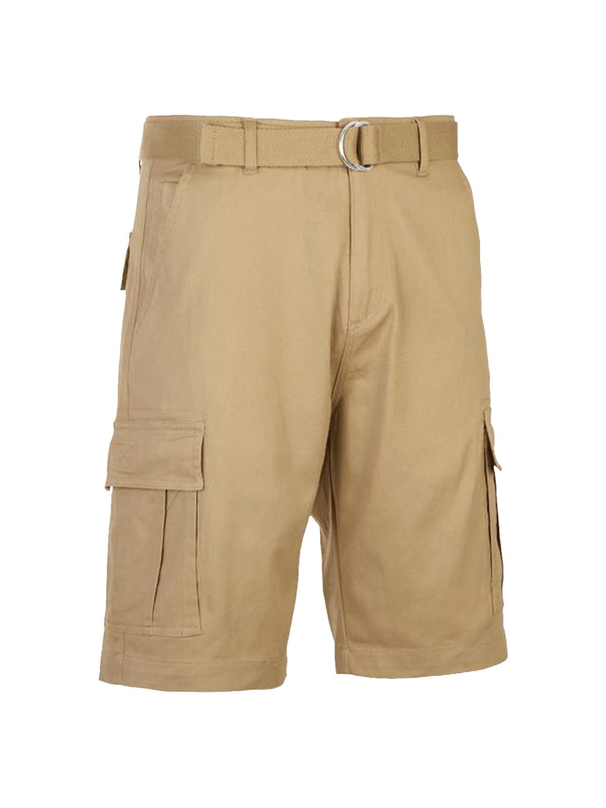 Jack - Men's Cotton Flex Stretch Cargo Shorts With Belt