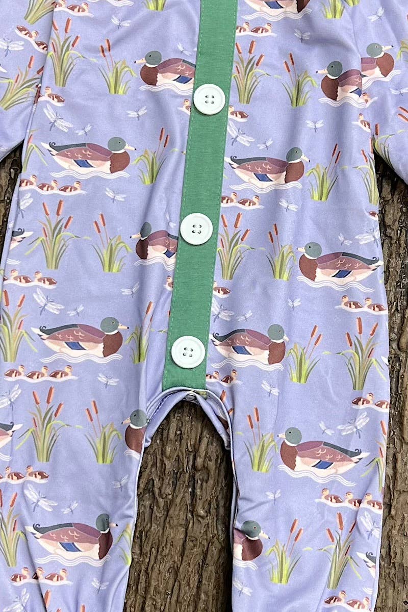 Mallard duck romper