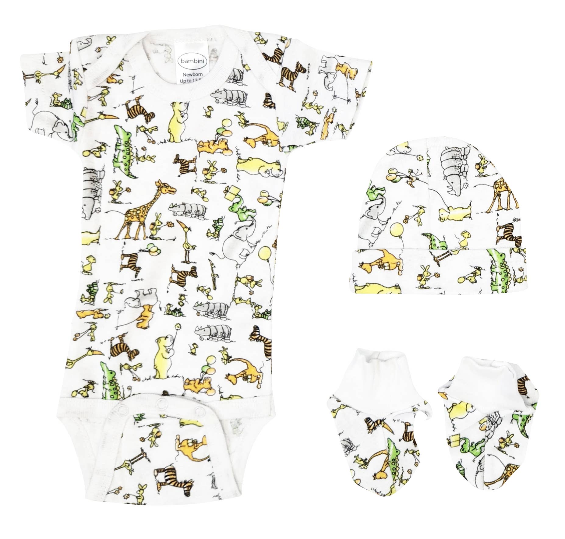 Crocodile-Newborn 3 Piece Gift Set