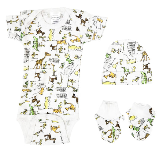 Crocodile-Newborn 3 Piece Gift Set
