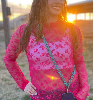 Phone crossbody chain Sterling Kreek Attached At The Hip Chain: O/S