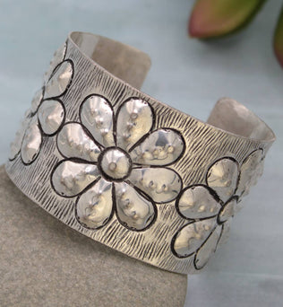 Flower Cuff Bracelet