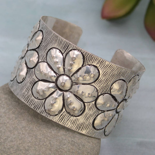 Flower Cuff Bracelet