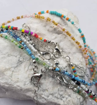 Handmade Boho Beaded Necklace