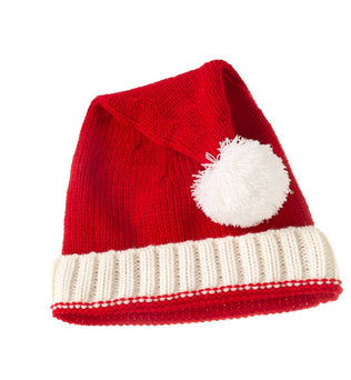 Mommy and Me-Christmas Single Ball Knit Hat Set