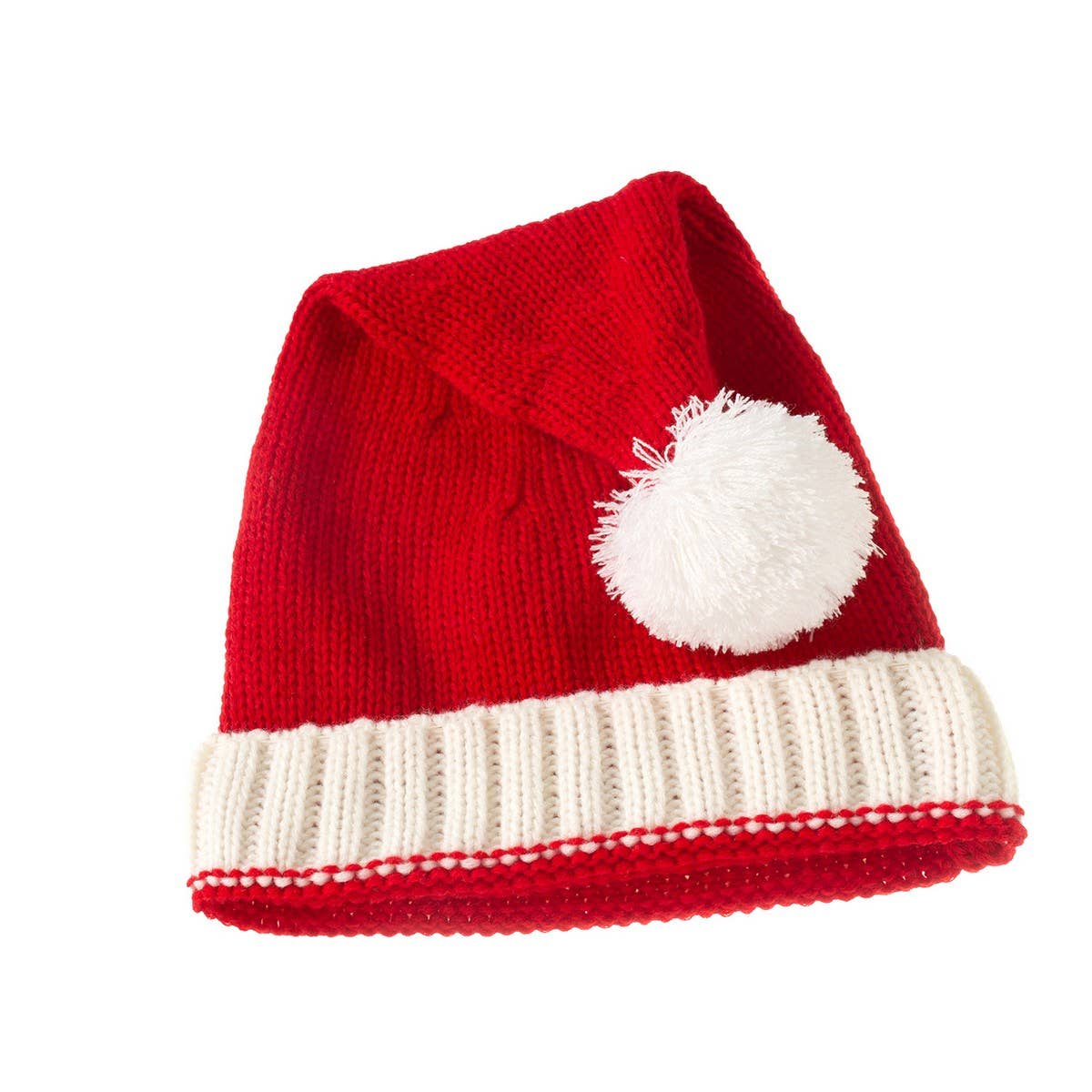 Mommy and Me-Christmas Single Ball Knit Hat Set