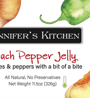 Peach Pepper Jelly - 11oz