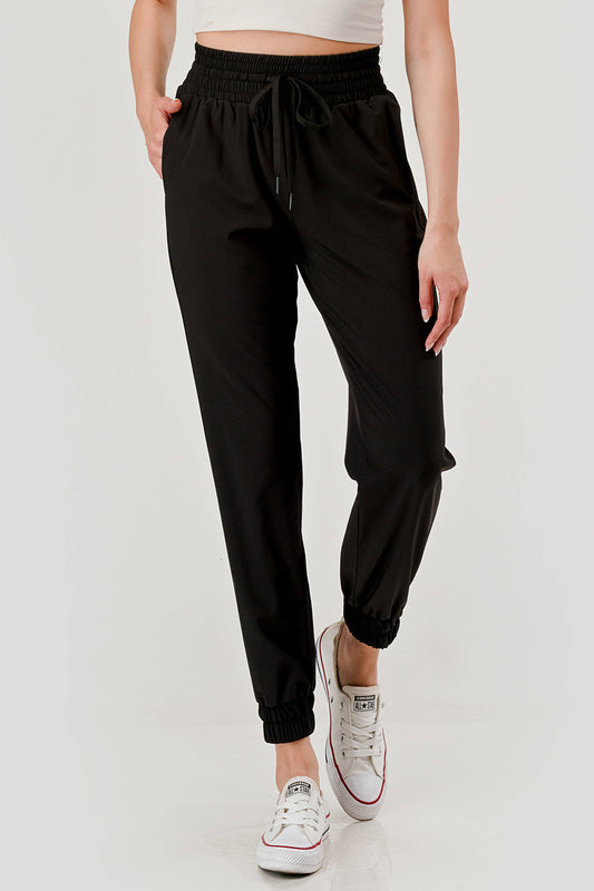 Mikayla Windbreaker Drawstring Jogger Pant