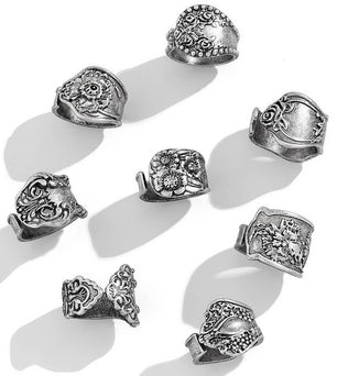 Spoon - VINTAGE BOHO FLORAL RING