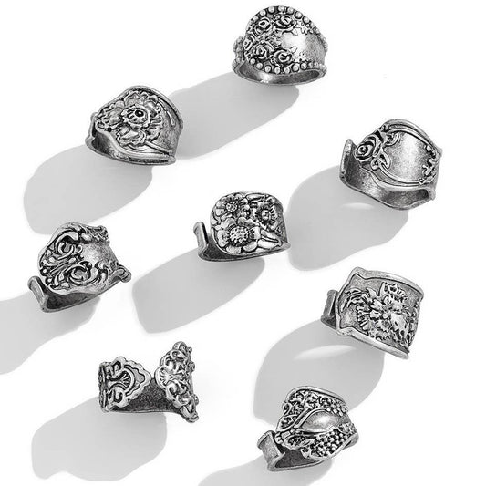 Spoon - VINTAGE BOHO FLORAL RING