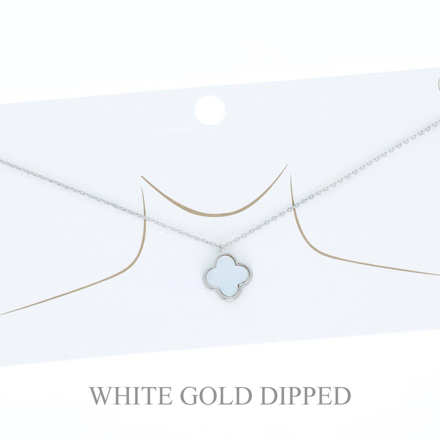Lyn - Quatrefoil Pendant Necklace