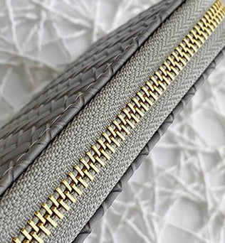 Woven Weave Long Wallet