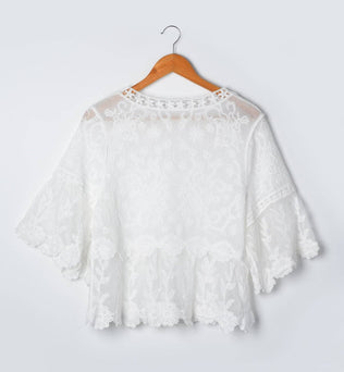 Flora - Bell Sleeve Pullover -one size