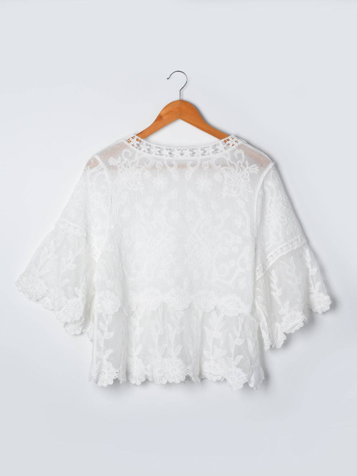 Flora - Bell Sleeve Pullover -one size