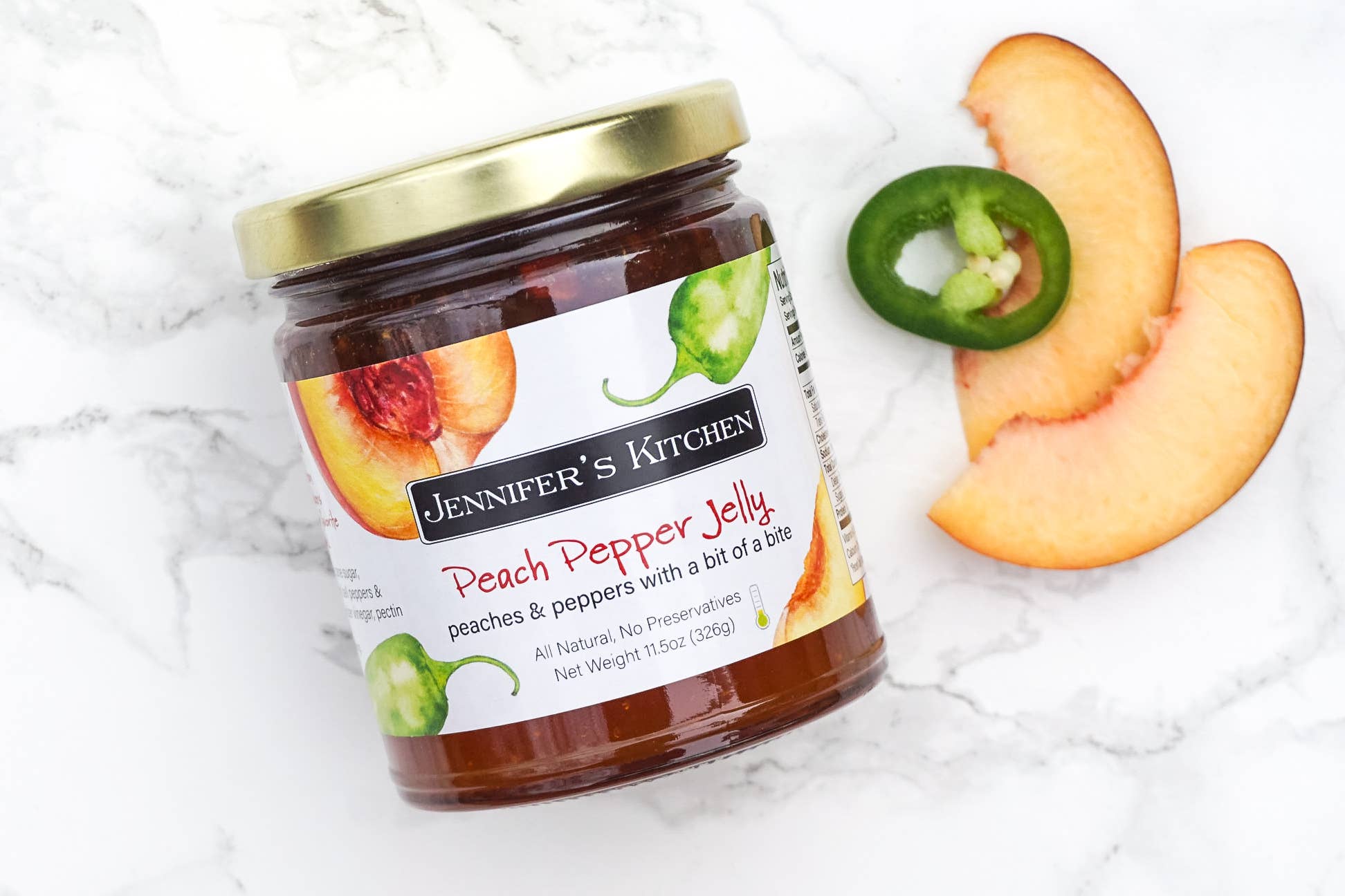 Peach Pepper Jelly - 11oz