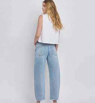 Patsy-HIGH RISE BARREL LEG JEANS