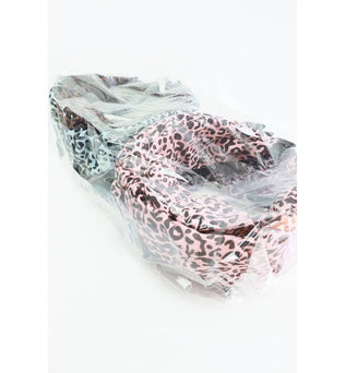 Betsy Wide Ruched Leopard Print Headband