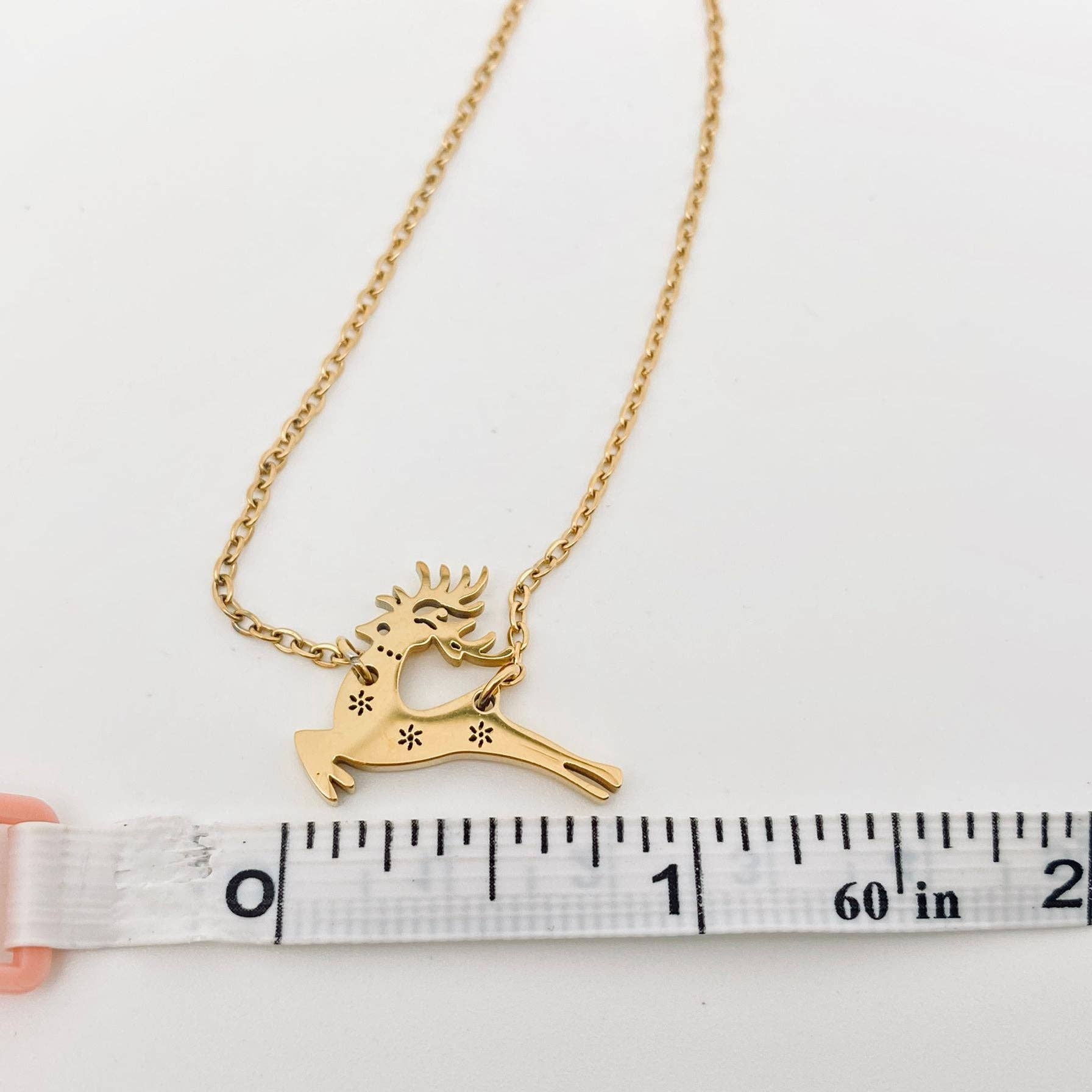 Christmas Reindeer Necklace