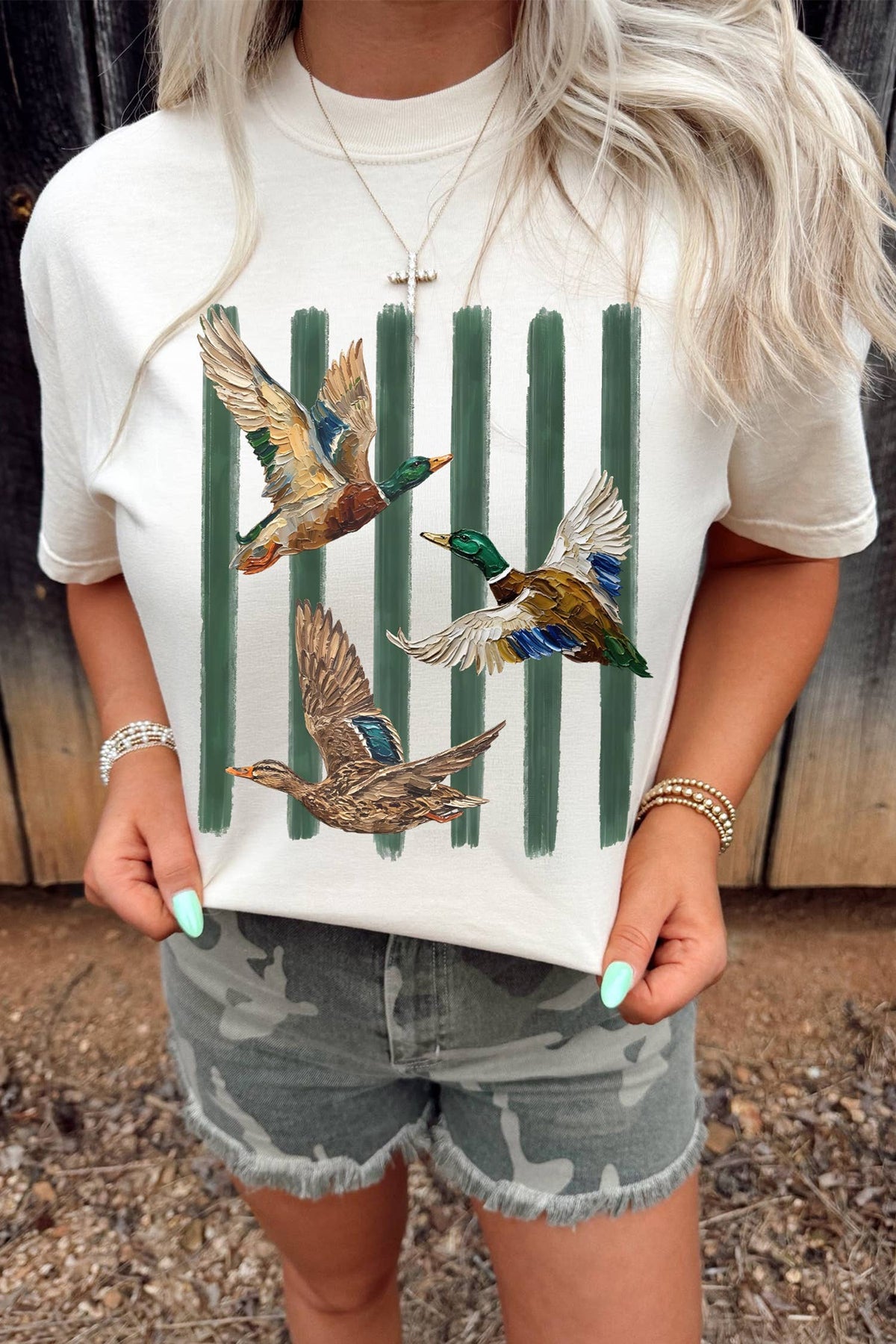 Mallard Stripes Tee