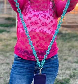 Phone crossbody chain Sterling Kreek Attached At The Hip Chain: O/S