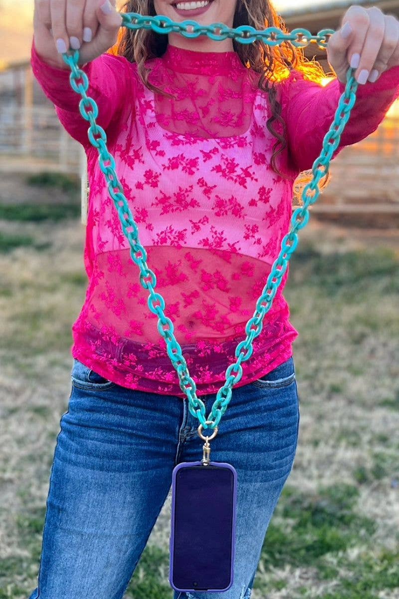 Phone crossbody chain Sterling Kreek Attached At The Hip Chain: O/S