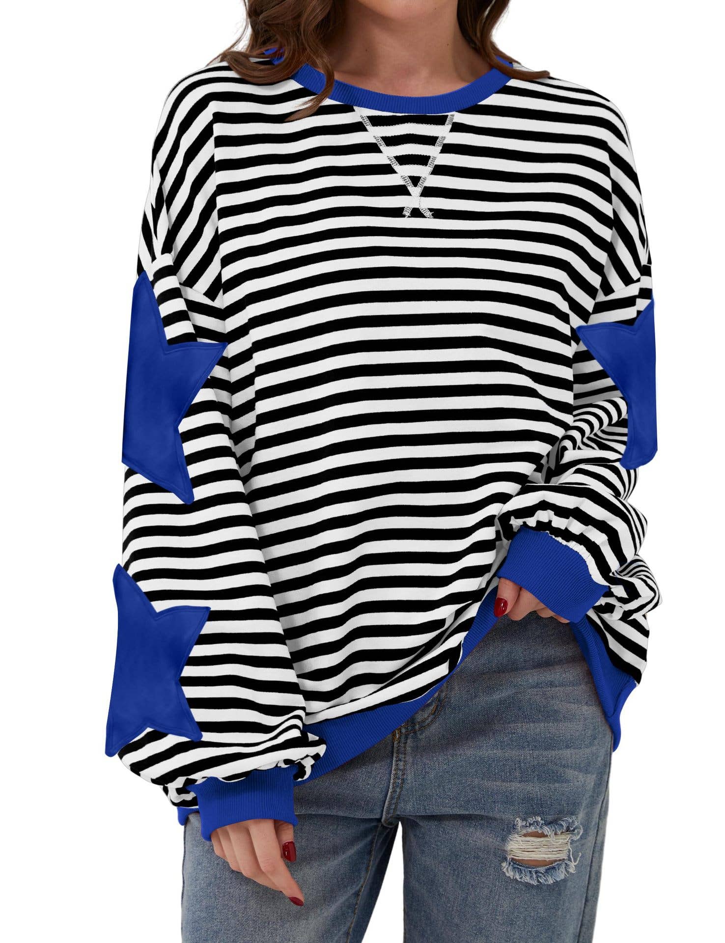 Super Star-Striped Stars Sweatshirt