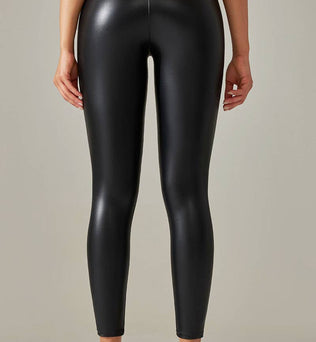 Olivia - leather skinny leggings