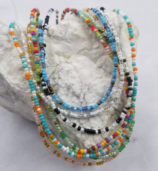 Handmade Boho Beaded Necklace