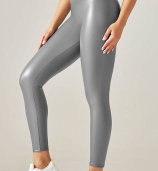 Olivia - leather skinny leggings